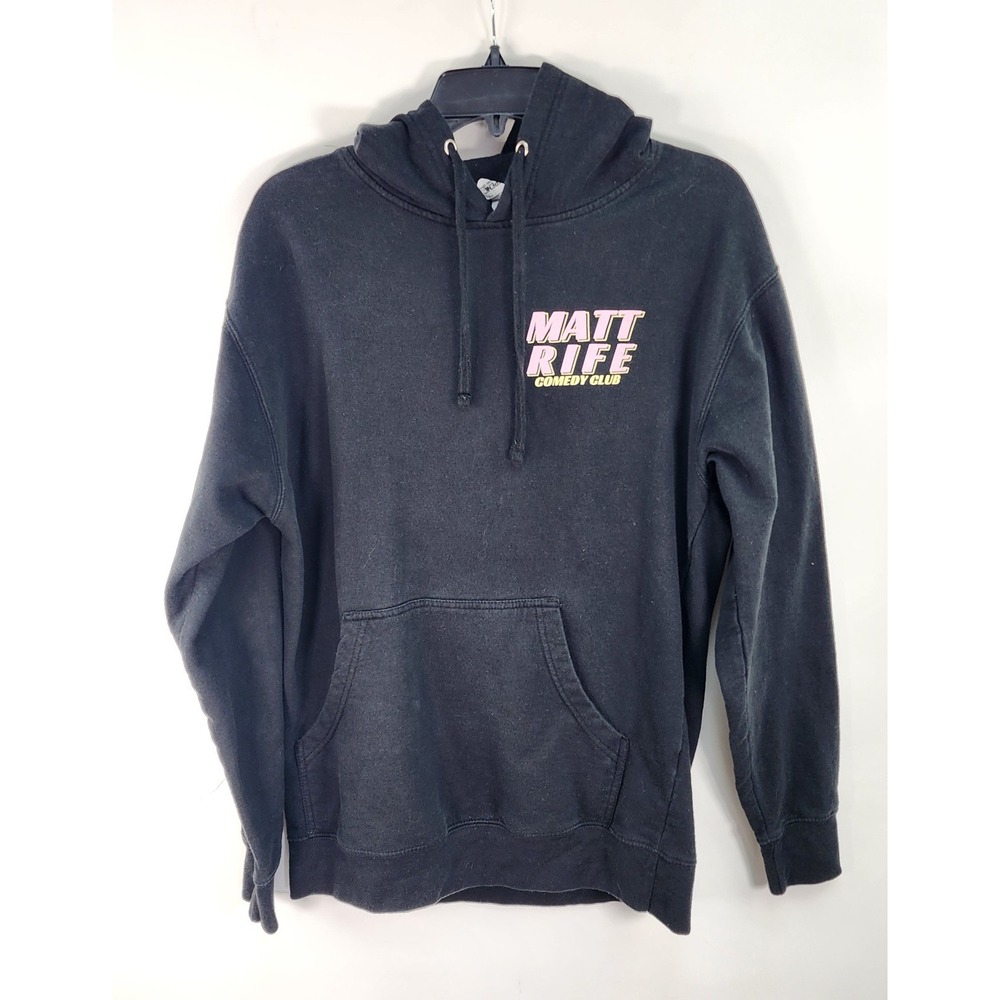 Matt Rife Comedy Club Hoodie Sweatshirt Men's M Black Hot Girls Laughter